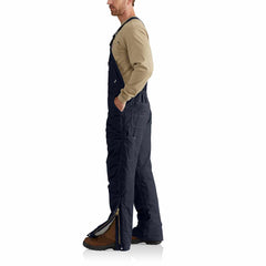 flame-resistant quick duck® bib overall/quilt-lined