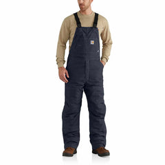 flame-resistant quick duck® bib overall/quilt-lined