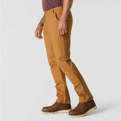 slim tapered rugged flex duck double-front dungaree