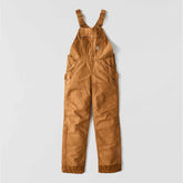 women's insulated bibs - relaxed fit - washed duck - 3 warmest rating