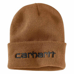 knit insulated logo graphic cuffed beanie