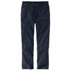 flame-resistant rugged flex relaxed fit canvas five-pocket work pant