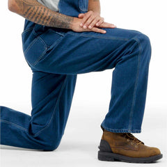 loose fit denim bib overall