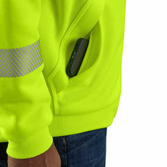 high-visibility loose fit midweight class 3 hoodie