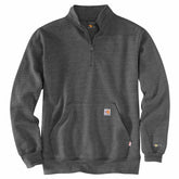 flame-resistant carhartt force® loose fit midweight mock neck sweatshirt