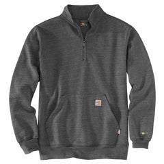 flame-resistant carhartt force® loose fit midweight mock neck sweatshirt