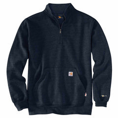 flame-resistant carhartt force® loose fit midweight mock neck sweatshirt