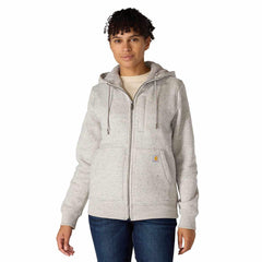 women's relaxed fit midweight sherpa-lined full-zip sweatshirt