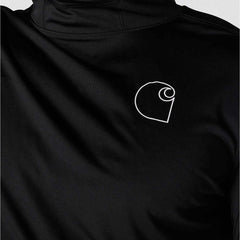 force sun defender™ lightweight long-sleeve hooded logo graphic t-shirt