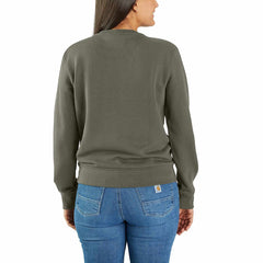 women's tencel™ fiber series relaxed fit french terry crewneck sweatshirt