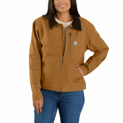 women's re-engineered rugged flex® loose fit canvas detroit jacket