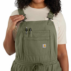 women's carhartt force® relaxed fit ripstop bib overall