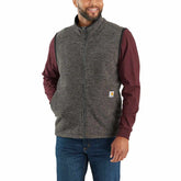 full-zip relaxed fit fleece vest