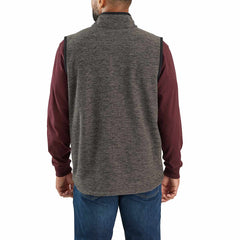 full-zip relaxed fit fleece vest