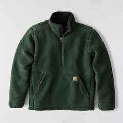 loose fit fleece pullover - 2 warmer rating