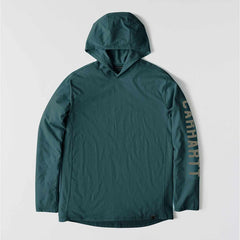 carhartt force® relaxed fit long-sleeve logo graphic hooded t-shirt