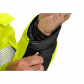 high-visibility waterproof class 3 sherwood jacket - 4 extreme warmth rating