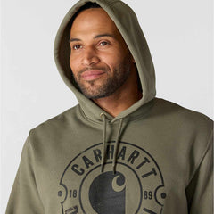 loose fit midweight hooded detroit sweatshirt