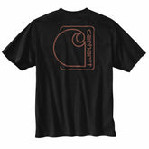 relaxed fit lightweight short-sleeve pocket c graphic t-shirt