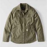 women's tencel™ fiber series relaxed fit canvas coat - 1 warm rating