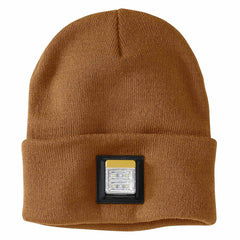 knit cuff led light beanie