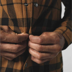 relaxed fit flannel sherpa-lined shirt jac
