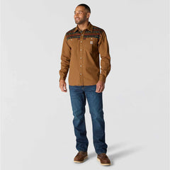 montana rugged flex™ relaxed fit corduroy long-sleeve shirt