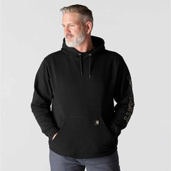 loose fit midweight camo graphic sweatshirt