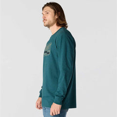 loose fit heavyweight long-sleeve logo graphic t-shirt