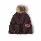 women's wool blend pom-pom beanie