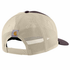 canvas mesh-back dog patch cap