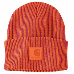 knit cuffed plaited beanie