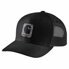 rugged flex® twill mesh-back camo patch cap