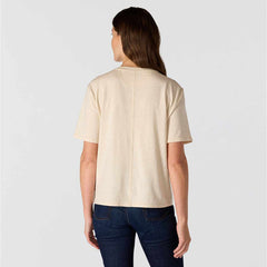 tencel™ fiber series loose fit short-sleeve flower pocket t-shirt