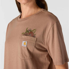 tencel™ fiber series loose fit flower pocket t-shirt
