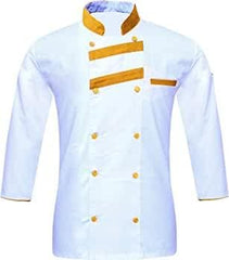 Men's Chef Coat Full Sleeve Jacket Multicolored Strip Exclusive Chef Coat Size (XS-6XL)