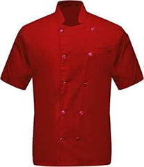 Men's Chef Coat Half Sleeve Jacket Multicolored Exclusive Chef Jacket Size (XS-6XL)