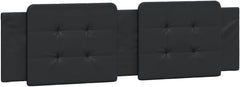 Headboard Cushion Black Bed Footboards Upholstered Headboards Bed Headboards for Bedroom 72" Faux Leather