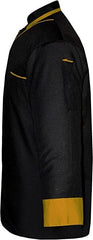 Modeling Men's Black Chef Jacket Chef Coat Multi Colours Cotton Fabric Chef Uniform (SR-02) Chef Shirt.
