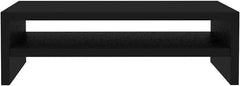 Monitor Stand Black Engineered Wood Compact Monitor Stand Entertainment Center tv Stands