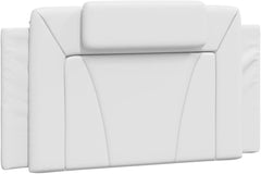 Headboard Cushion White 39.4" Faux Leather,Premium Headboard Cushion Enhanced Comfort and Style for Any Bed Frame Bed Headboards, Bed Footboards