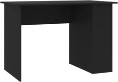 Modern White Corner Desk for Home Office Compact Computer Table with Storage Shelves Small Writing Desk for Bedroom