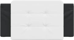 Headboard Cushion Black and White 39.4" Faux Leather,Stylish Headboard Cushion with Premium Faux Leather and Excellent Back Support for Any Bed Frame Bed Headboards, Bed Footboards