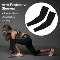 Arm Protection Sleeves, 2 Pairs Heat Burn Cut Resistant Sleeves Steel Wire Armband Level 5 Protective Anti Abrasion Safety Arm Guard