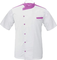 Men's Chef Coat Half Sleeve Jacket Multicolored Exclusive Chef Jacket Size (XS-6XL)