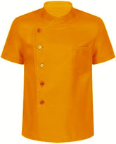 Modern Chef Work Uniform Half Sleeves RU-01 Chef Coat.