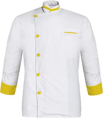 Men's Chef Coat Full Sleeve Jacket Multicolored Strip Exclusive Chef Jacket Size (XS-6XL)