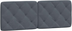 Headboard Cushion Dark Gray 53.9" Velvet Twin headboard Easy to assemble Full size headboard Suitable for bedrooms and your beautiful queen size bed.