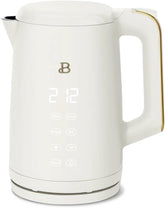 Beautiful 1.7-Liter Electric Kettle 1500 W with One-Touch Activation, White Icing by Drew Barrymore