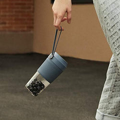 cup Portable Electric Juicer Cup,Portable Blender,Household Personal Smoothie Blender USB Rechargeable Battery with 3 Stainless Steel Blades 400ML Mini Juice Cup for Home Outdoor. Portable, C